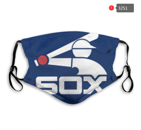 MLB Chicago White Sox Dust mask with filter->mlb dust mask->Sports Accessory